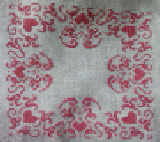 coeur brodé